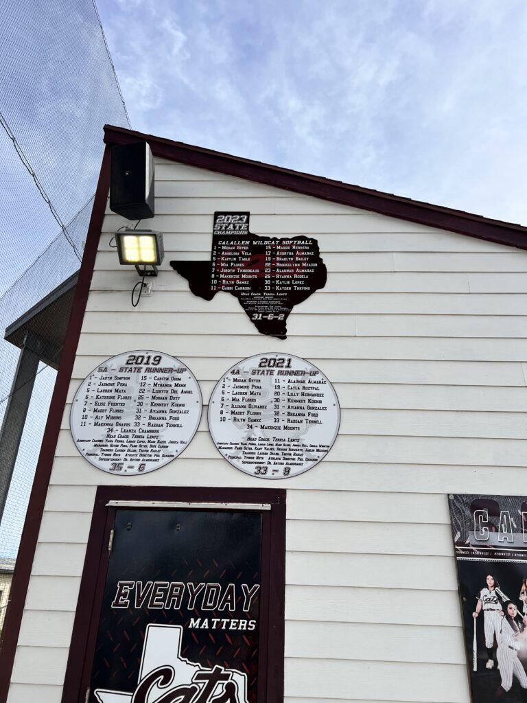 calallen boards on wall