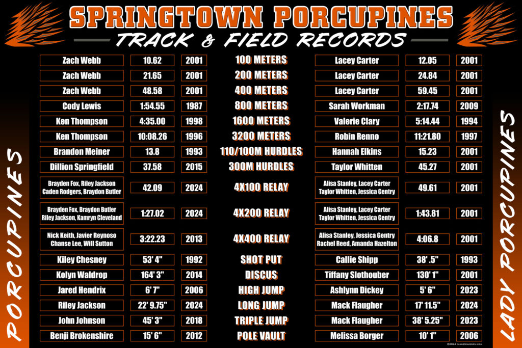 springtown track record brd 4x6